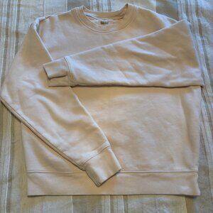 Girlfriend Collective 50/50 Crewneck Sweatshirt – Canyon, Size Small, Slightly C